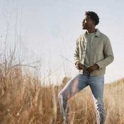 Man in field