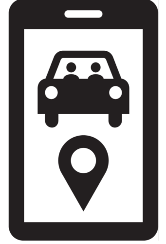 Rideshare Pedestrian Waiting Area logo