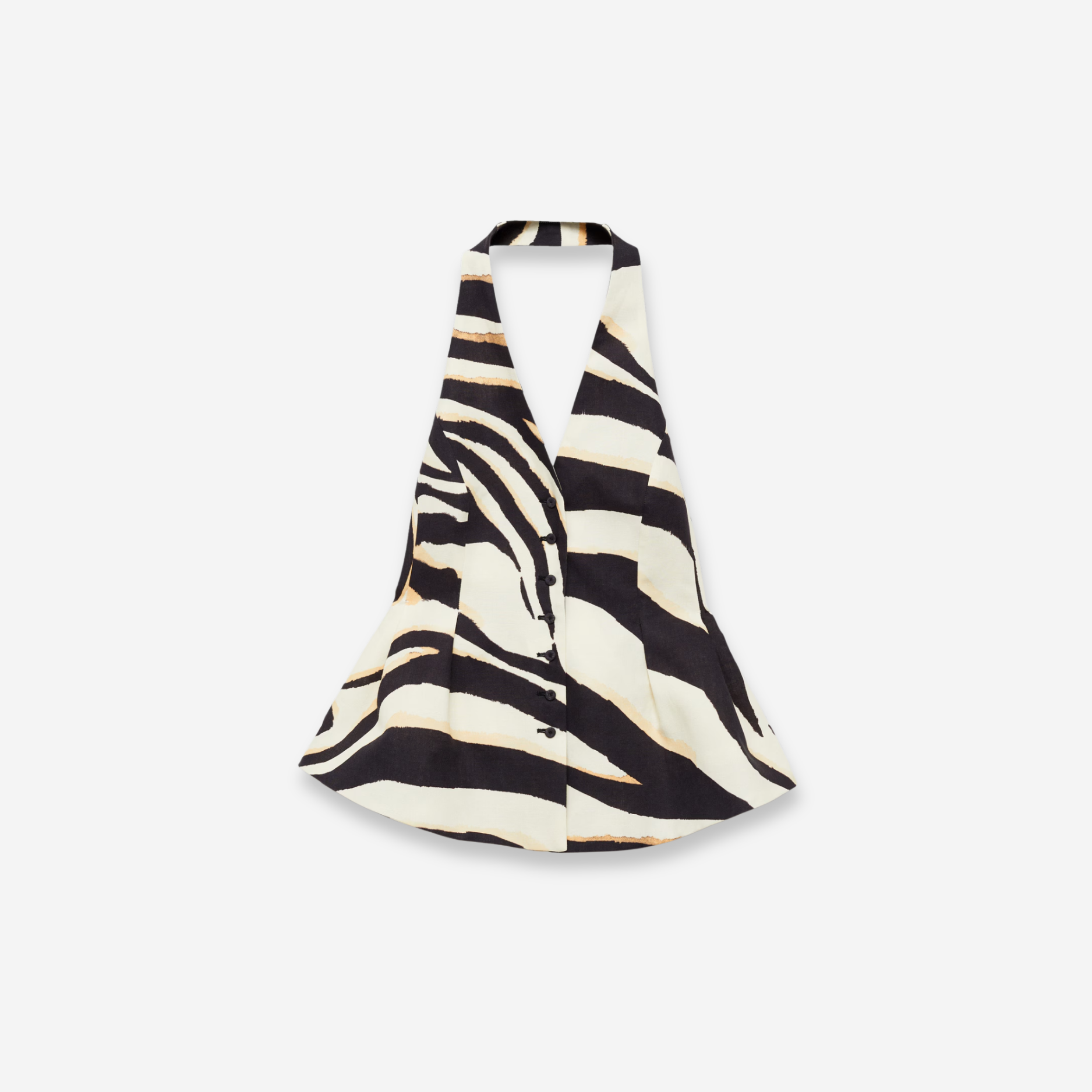 Zebra Pattern Vest